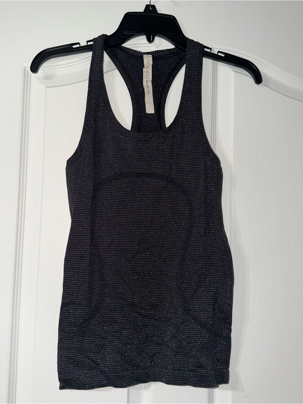 Lululemon Racerback Shimmer Tank Top - Black